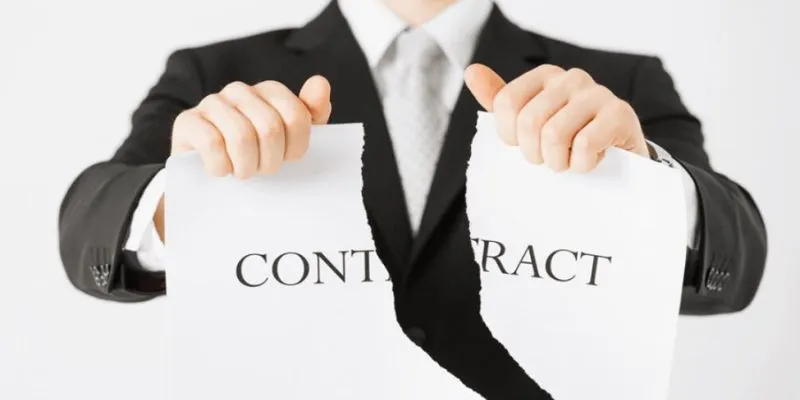 Đối với trường hợp vi phạm vào các điều khoản điều kiện